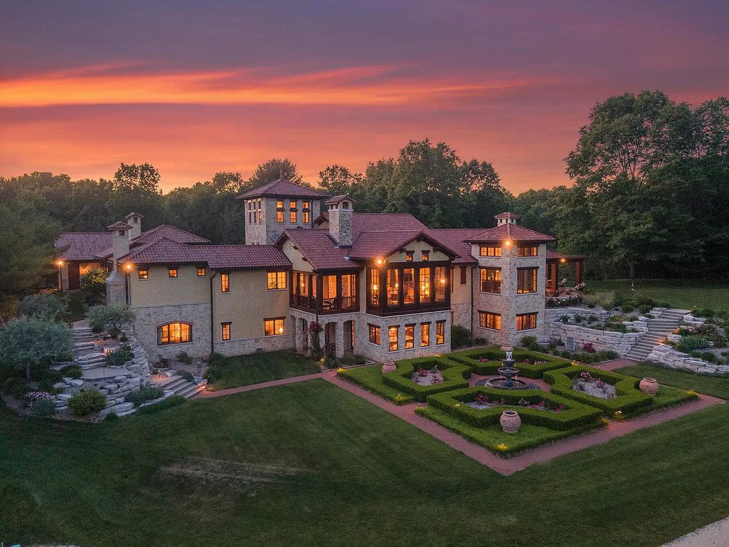 Breathtaking European Inspired Villa in Holland, Michigan Could Be Yours for $4,000,000