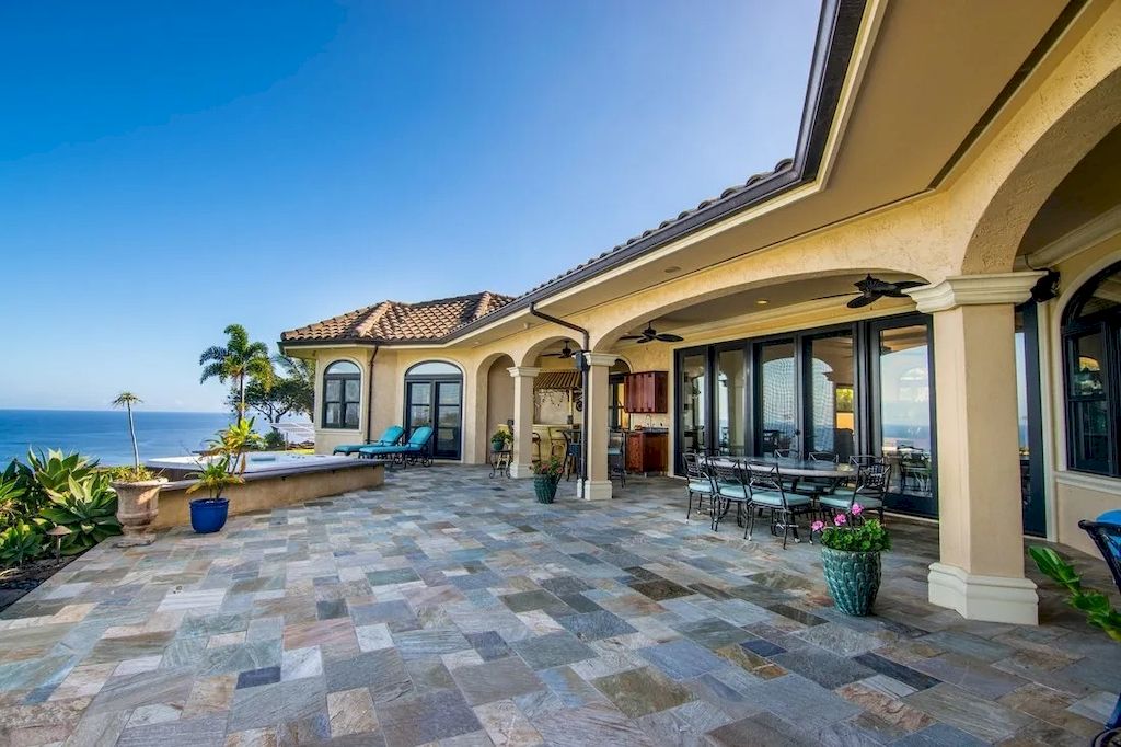 Take Your Breath Away with the Pacific Views from the Magnificent Hawaii Oceanfront Oasis Listed for $3,975,000