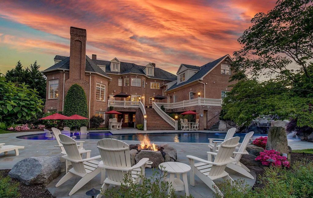 Relish Crystal-clear Saltwater Pool and Enchanting Sunsets in Maryland $4,500,000 Estate