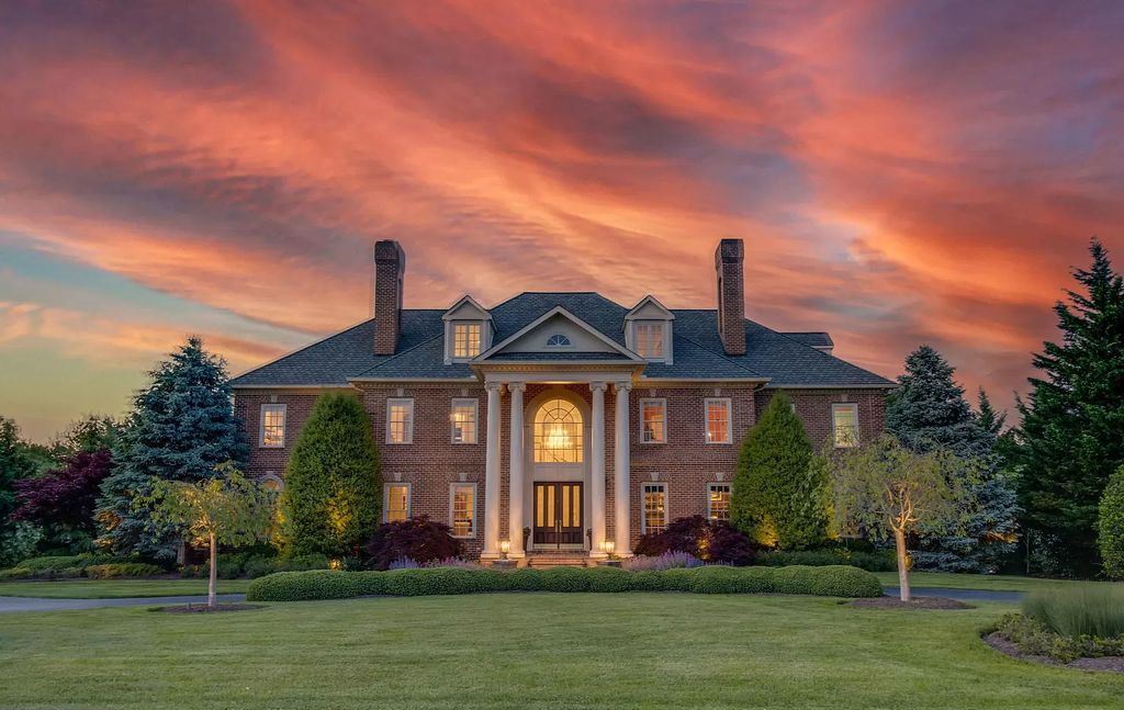 Relish Crystal-clear Saltwater Pool and Enchanting Sunsets in Maryland $4,500,000 Estate