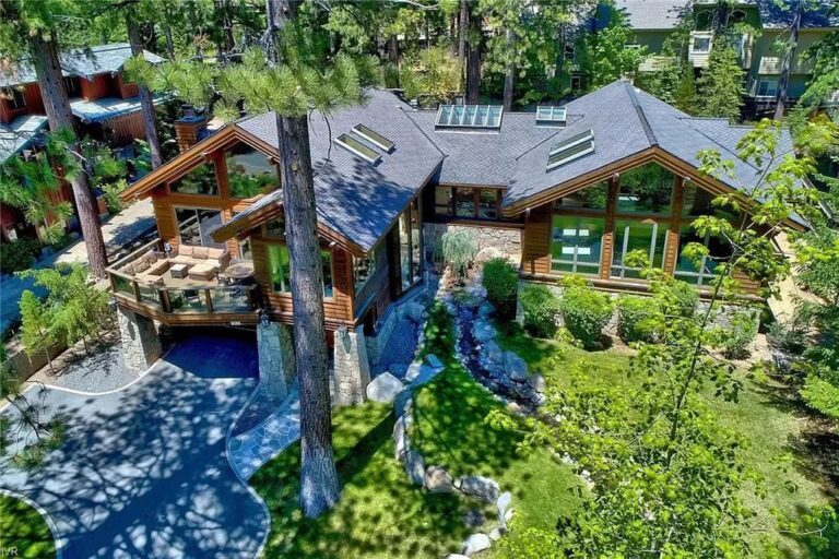 Charming mountain home in Nevada with stunning water feature sells for $8,450,000
