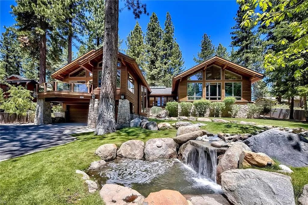 Charming mountain home in Nevada with stunning water feature sells for $8,450,000