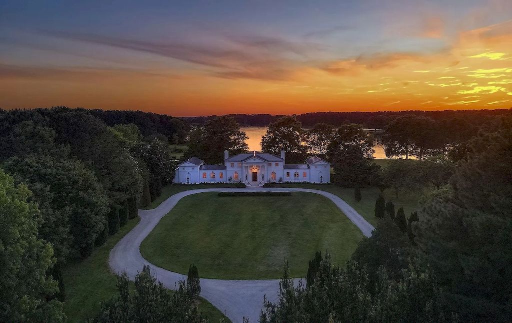 Impressed by Private Beachfront, this Custom-designed Maryland Residence Available at $7,900,000