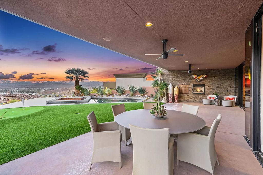 The Home in Rancho Mirage set on an elevated guard gated community with stunning city lights and panoramic mountain views now available for sale. This home located at 24 Sierra Vista Dr, Rancho Mirage, California