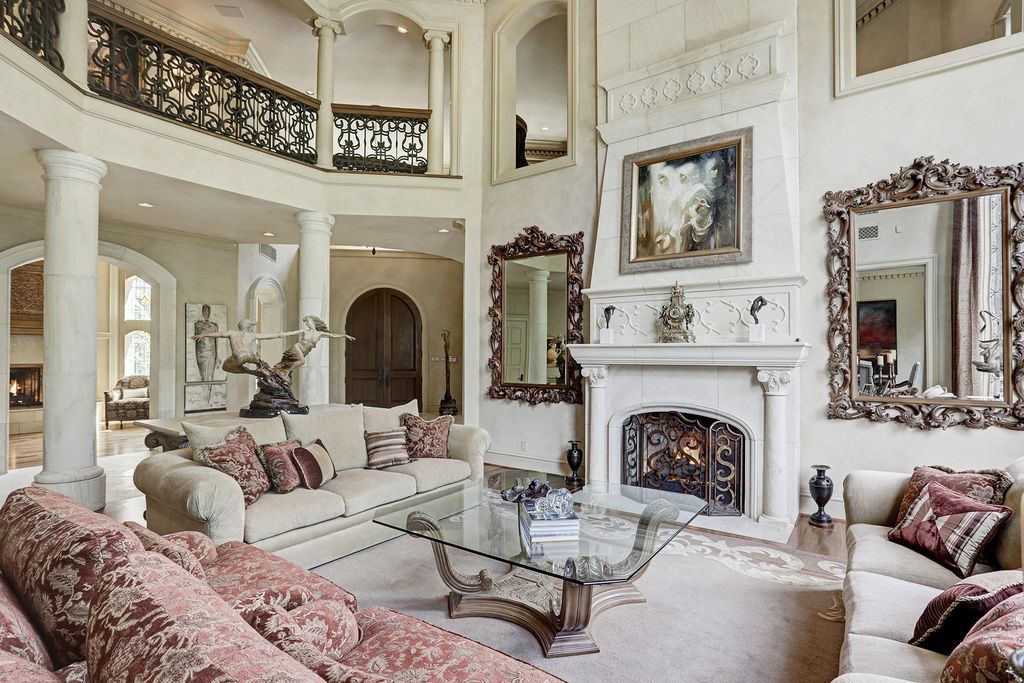 The English Manor Mansion in Houston is a one of the most significant Piney Point estate properties offers the ultimate livability now available for sale. This home located at 11002 Wickwood Dr, Houston, Texas