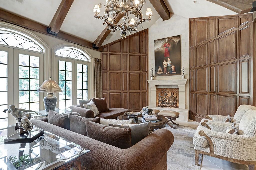 The English Manor Mansion in Houston is a one of the most significant Piney Point estate properties offers the ultimate livability now available for sale. This home located at 11002 Wickwood Dr, Houston, Texas