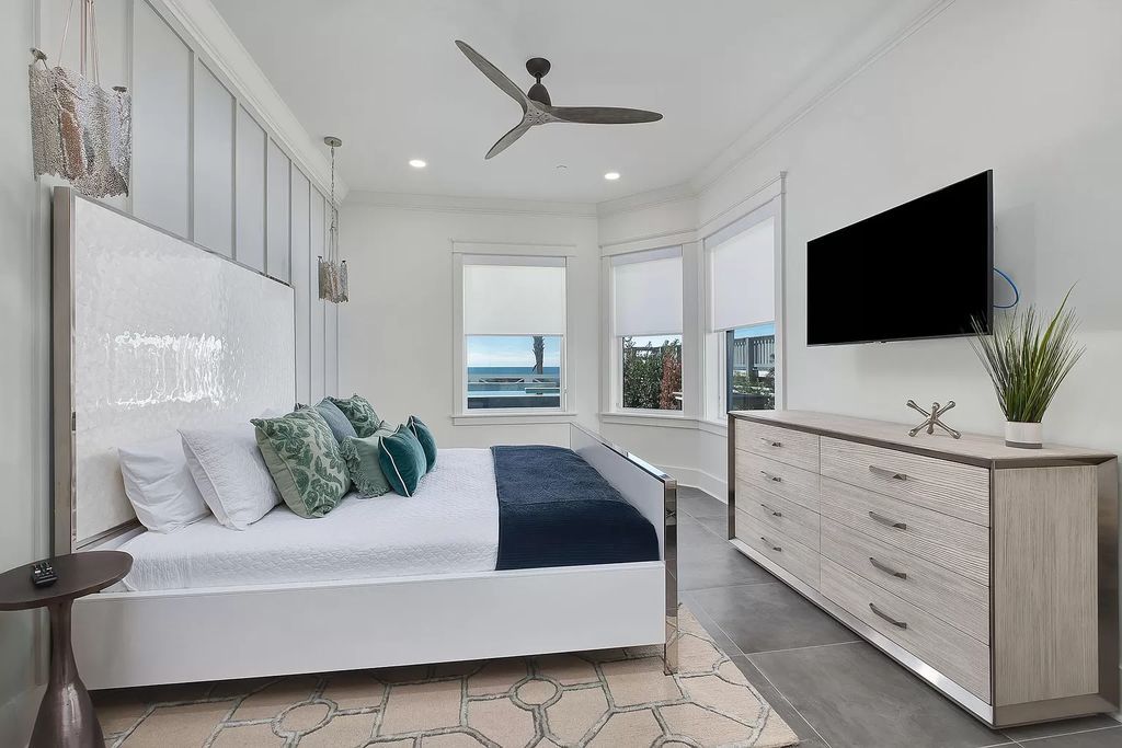 The Inlet Beach Home in Florida is a newly constructed edifice encompasses four floors of masterfully designed living space now available for sale. This home located at 120 Walton Magnolia Ln, Inlet Beach, Florida
