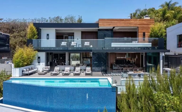 A Newly Modern Luxury Home in Hollywood Hills comes to Market for $18,900,000