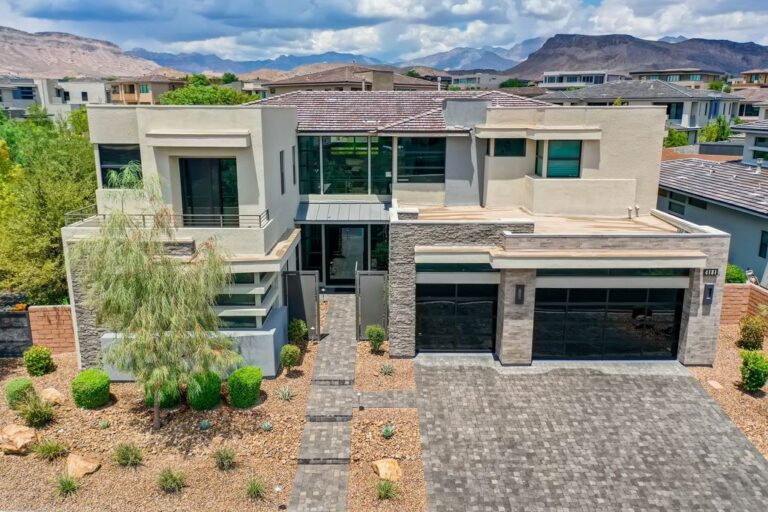 Amazing Desert Contemporary home in Nevada asking for $3,800,000