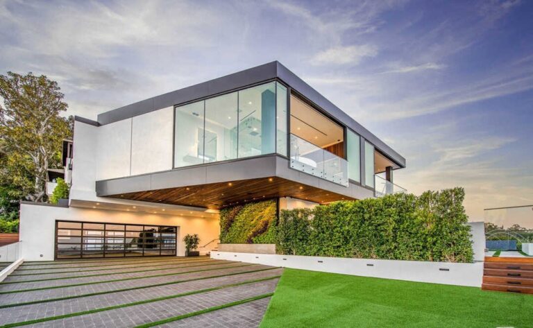 Contemporary Luxury Resort Home with NFT Art Installation on Sunset Strip