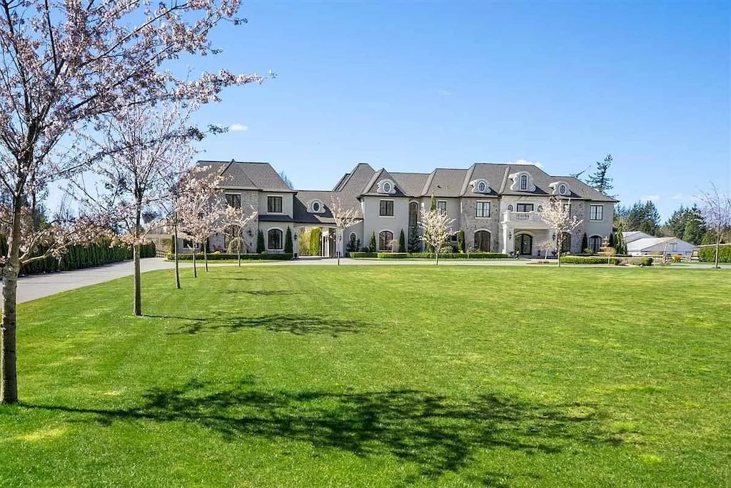 The Newly Built French Manor Estate in Langley is an elegant home now available for sale. This home is located at 687 204th St, Langley, BC V2Z 1V5, Canada