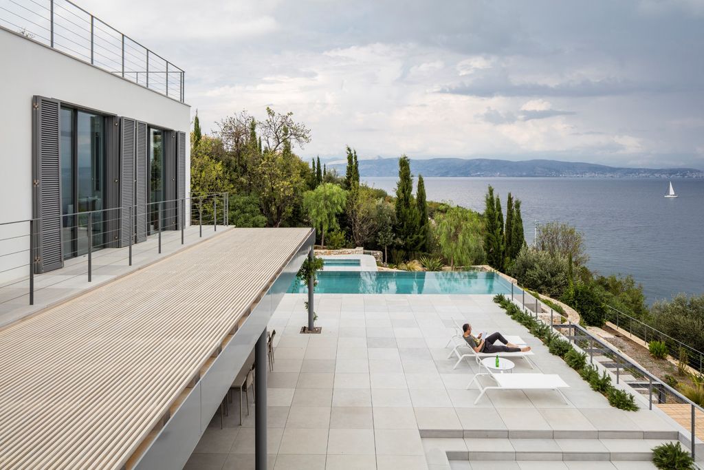 Corfu vacation house, ideal for summer holiday by Pitsou Kedem Architects