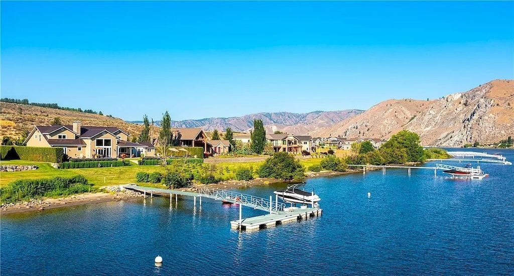 The Desirable Columbia River House is an exquisite custom-built home now available for sale. This home is located at 234 Vineyard Dr, Orondo, Washington