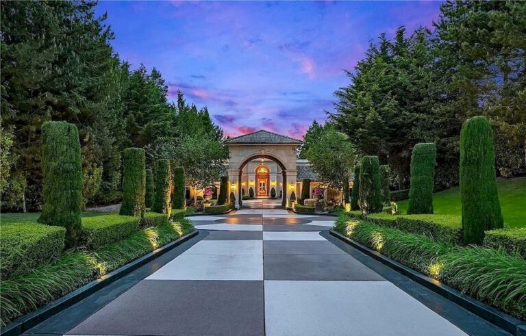 Enchanting Mansion in Washington Comes with Its Own Oasis Asking for $9,880,000