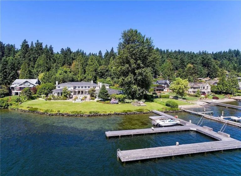 Experience Ultimate Resort Style Living in $17,800,000 Waterfront Estate in Washington