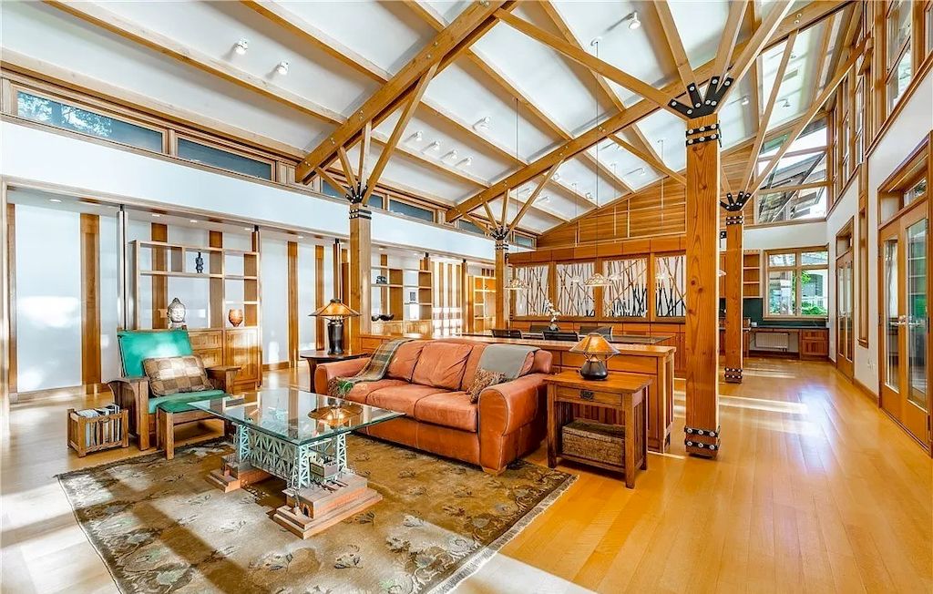 The Glistening Waterfront Home in Washington is truly a piece of art now available for sale. This home is located at 9131 Great Blue Heron Ln, Blaine, Washington
