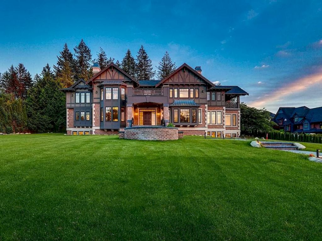 The Impeccable Modern Tudor-Style Mansion in Surrey is a masterpiece designed by well-known WIEDEMANN with Architectural Design now available for sale. This home is located at 16218 29th Ave, Surrey, BC V3Z 9X4, Canada