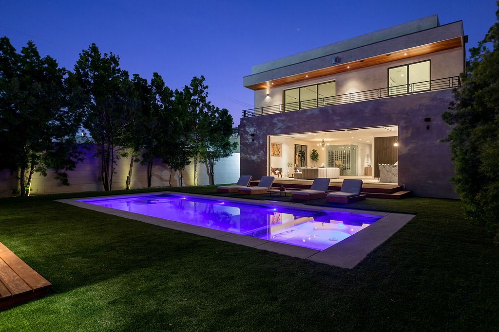 The Home in Los Angeles is a 2021 construction with exquisite Italian finishes featuring rooftop deck, basement and large lot now available for sale. This home located at 716 N Fuller Ave, Los Angeles, California