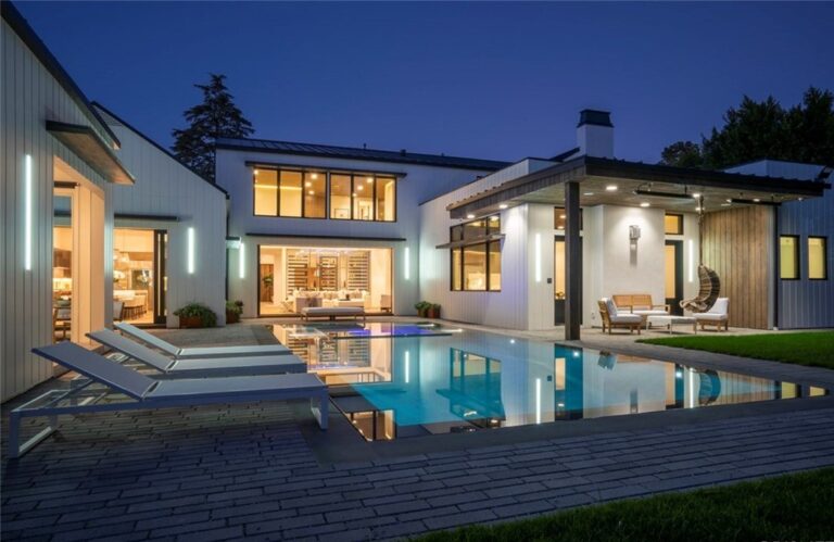 Incredible Modern Farmhouse in Sherman Oaks with Spacious Design asking for $6,800,000