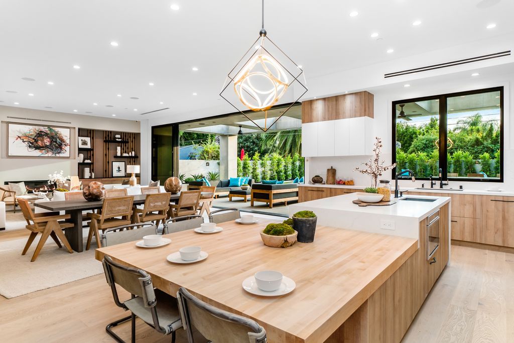 The Home in Encino is a remarkable brand new construction modern masterpiece provides all things luxury now available for sale. This home located at 5101 Haskell Ave, Encino, California