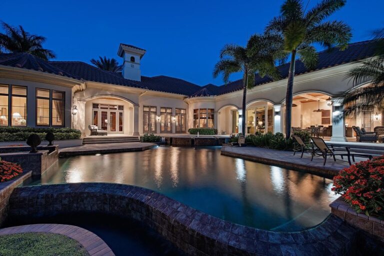 Spectacular Home in Naples with Beautiful Finishes for Sale at $6,450,000