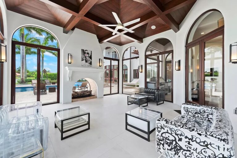 This Mediterranean Mansion in Boca Raton features Magnificent ...