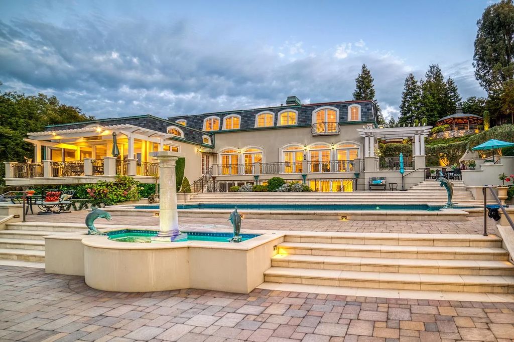 The Palo Alto Home is a gated masterpiece is created for the ultimate Silicon Valley lifestyle showcasing breathtaking natural beauty now available for sale. This home located at 890 Robb Rd, Palo Alto, California