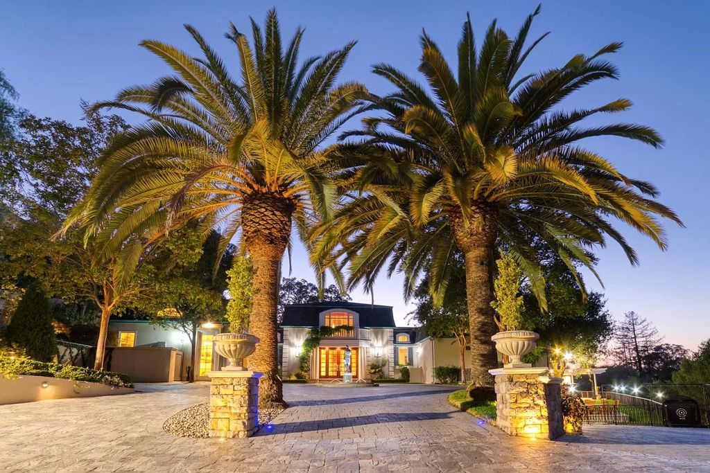 The Palo Alto Home is a gated masterpiece is created for the ultimate Silicon Valley lifestyle showcasing breathtaking natural beauty now available for sale. This home located at 890 Robb Rd, Palo Alto, California