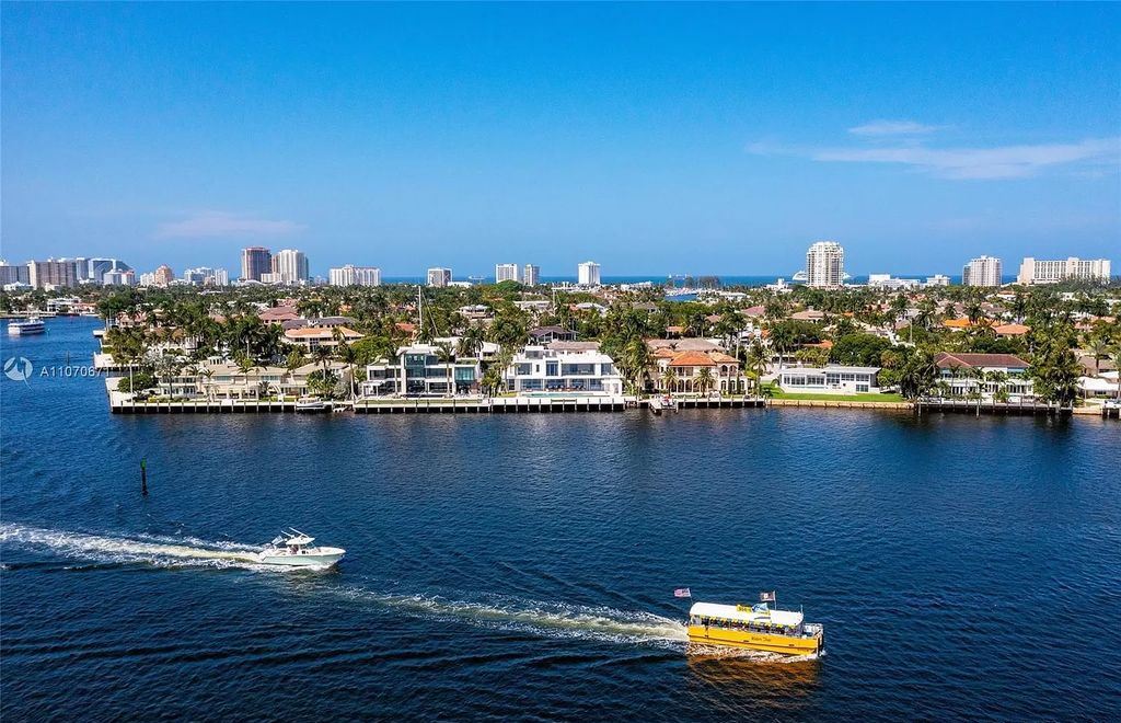 The Mansion in Fort Lauderdale is a luxurious masterpiece features vast Intracoastal views and generous entertaining spaces now available for sale. This home located at 2412 Laguna Dr, Fort Lauderdale, Florida