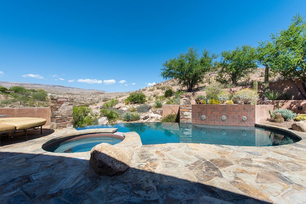 This $6,499,000 tranquil Las Vegas home offers majestic mountain view
