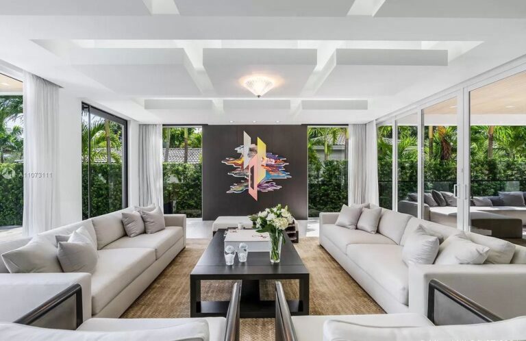 A $7M Custom Built Smart Home in Miami Beach offers Gorgeous Finishes