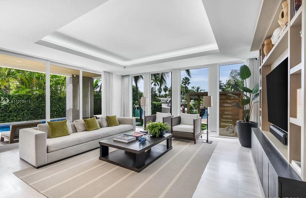 The Home in Miami Beach is a custom built masterpiece offers 6,000 sf of meticulously crafted living space along with gorgeous finishes now available for sale. This home located at 672 S Shore Dr, Miami Beach, Florida