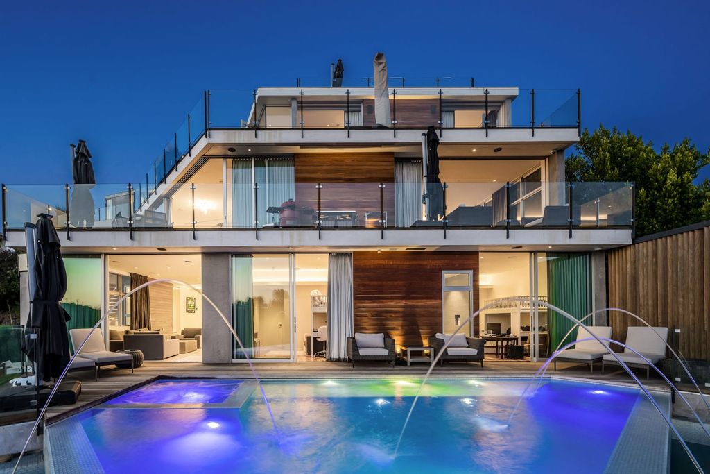 The Home in Los Angeles is a distinguished architectural masterpiece sited in prime Bel Air boasts panoramic city, ocean, and mountain views now available for sale. This home located at 1979 Stradella Rd, Los Angeles, California