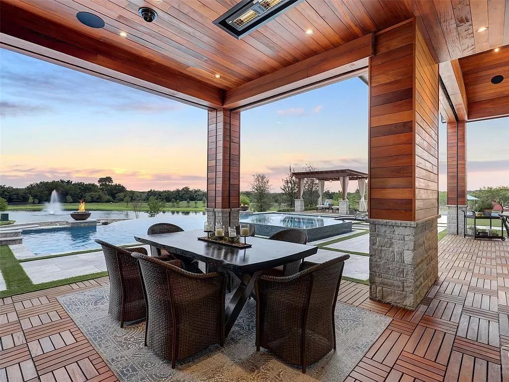 The Texas Modern Home is a stunning Southlake estate on 6+ acres lot has full amenities for entertaining and living now available for sale. This home located at 245 E Bob Jones Rd, Southlake, Texas