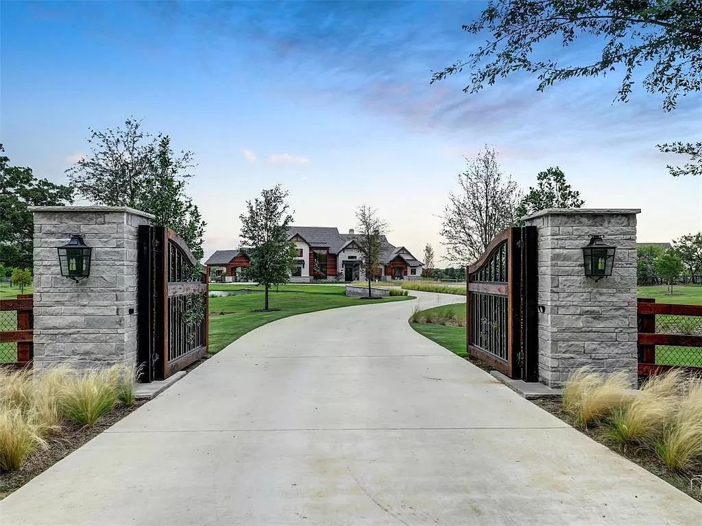 The Texas Modern Home is a stunning Southlake estate on 6+ acres lot has full amenities for entertaining and living now available for sale. This home located at 245 E Bob Jones Rd, Southlake, Texas