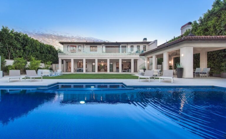 Unmatched Contemporary Mediterranean Mansion in Beverly Hills sells for $15,995,000