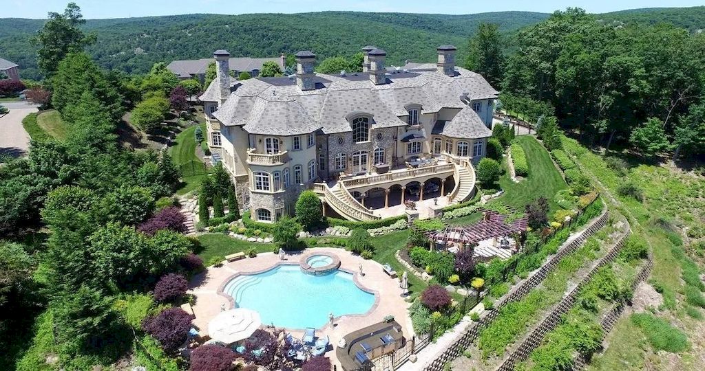 Live Your Fairytale Romance in This New Jersey Enchanting French Chateau Listed for $7,900,0000