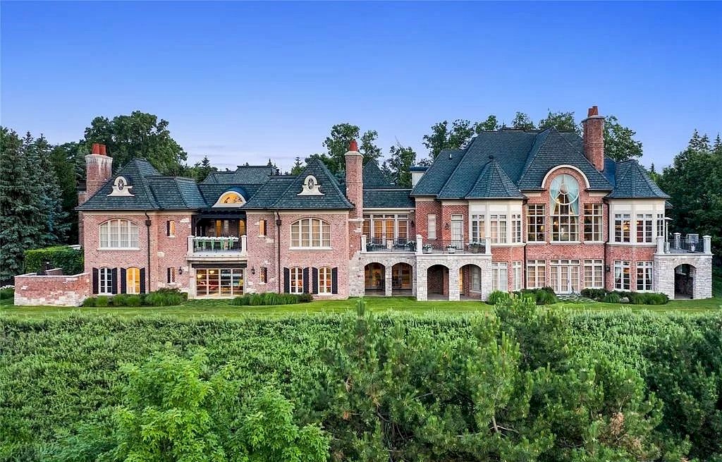 Estate Resembles Italian Beauty, Overlooks Turtle Lake, Michigan Listed for $10,550,000