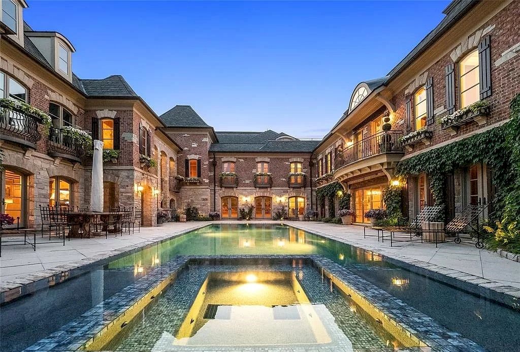 Estate Resembles Italian Beauty, Overlooks Turtle Lake, Michigan Listed for $10,550,000