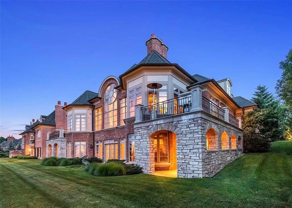 Estate Resembles Italian Beauty, Overlooks Turtle Lake, Michigan Listed for $10,550,000