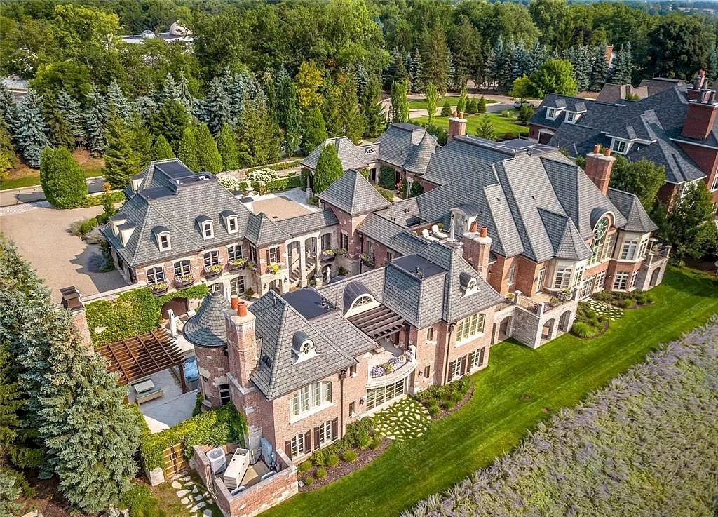 Estate Resembles Italian Beauty, Overlooks Turtle Lake, Michigan Listed for $10,550,000