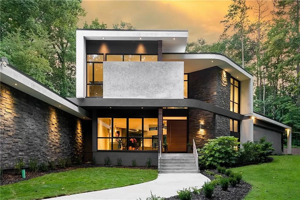 Left Speechless by This Georgia Contemporary $3,550,000 Estate  