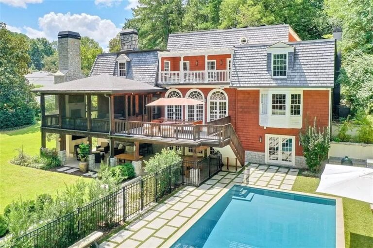 Georgia’s Oasis of Enjoyment Surrounded by Greenery Priced at $3,200,000
