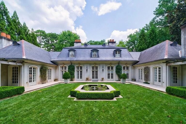 This $4,995,000 Estate in Georgia Captures a Sense of French Elegance