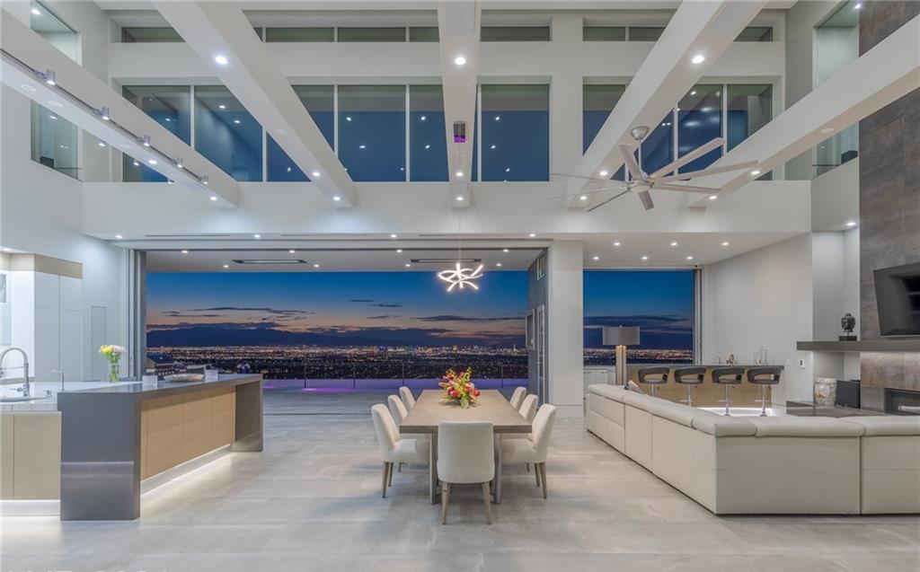 This $13,995,000 two story mansion in Nevada has panel solar power system