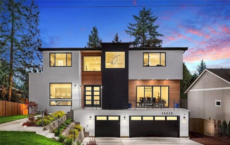 A $4,278,990 Modern House in Bellevue, Just Completed and Ready for Move-in
