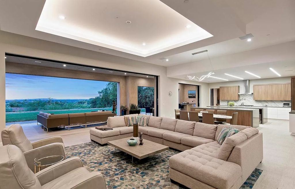 The Home in San Diego is a Santa Barbara design custom view estate with ultra contemporary interior situated high atop Doug Hill now available for sale. This home located at 8191 Doug Hl, San Diego, California