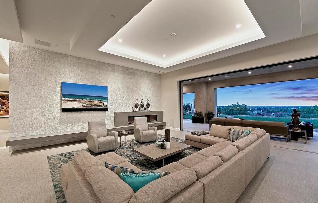 The Home in San Diego is a Santa Barbara design custom view estate with ultra contemporary interior situated high atop Doug Hill now available for sale. This home located at 8191 Doug Hl, San Diego, California