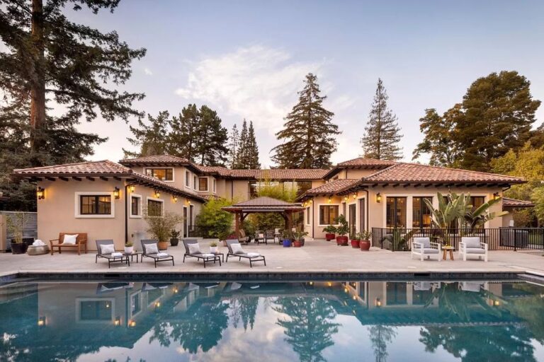 A Peaceful and grand Mediterranean Mansion in Atherton comes to Market at $18,800,000
