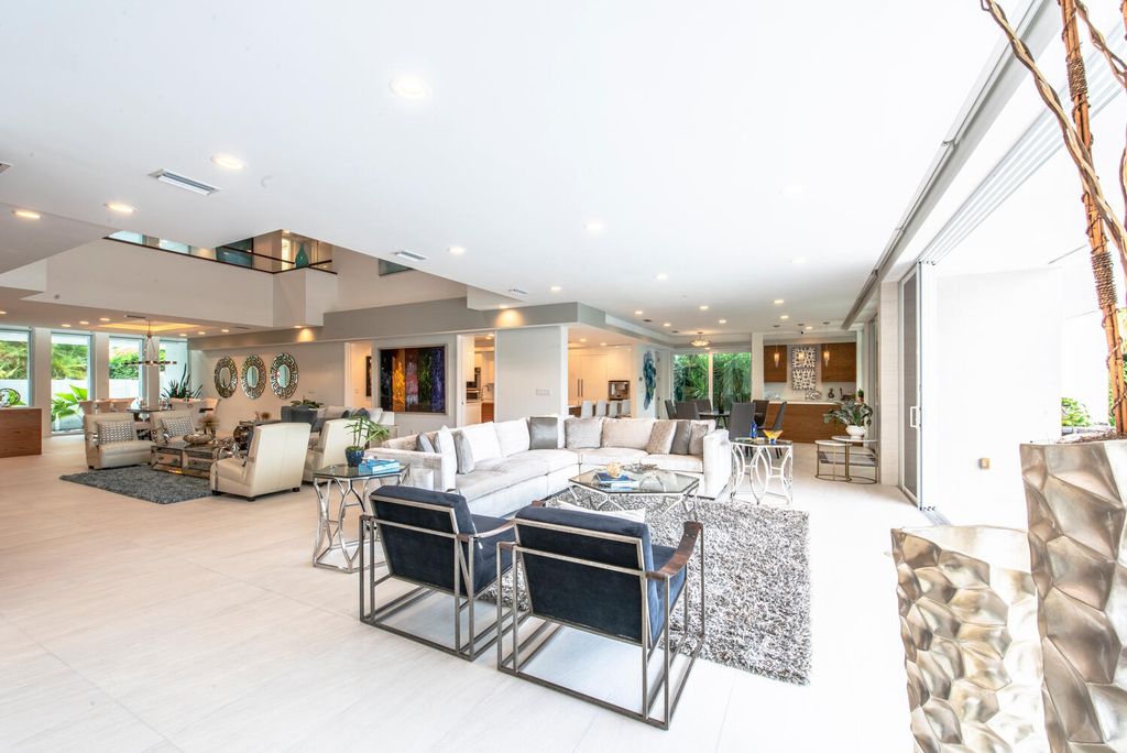 The Home in Fort Lauderdale is a luxurious smart property located on exclusive Las Olas Isles waterfront neighborhood now available for sale. This home located at 38 Pelican Dr, Fort Lauderdale, Florida